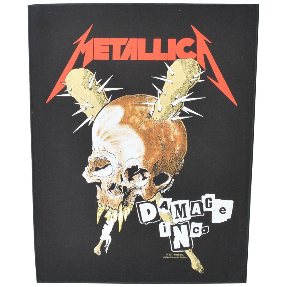 METALLICA メタリカ - Damage Inc. / Backpatch / ワッペン - PGS
